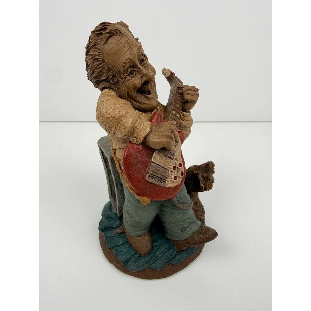 Vintage 1984 Sievers Guitar Man Figurine Musician with Dog Sculpture 8028 - Picture 2 of 7